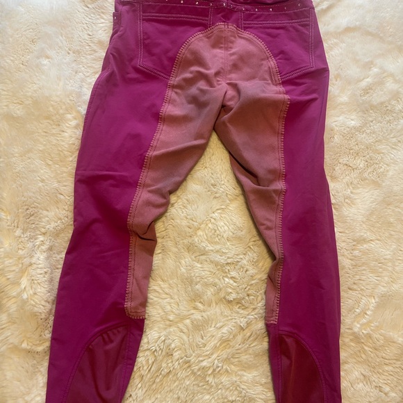 Women's Two-Tone Jeans - Pink - Picture 2 of 7